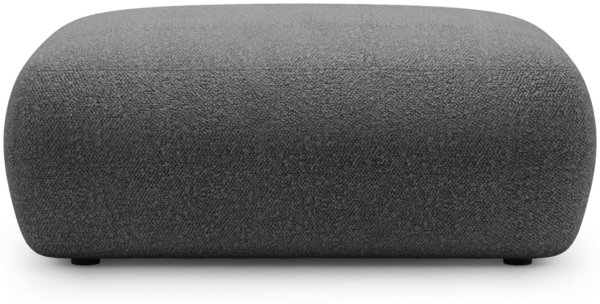 Micadoni Hocker Kate 1-Sitzer Boucle Dunkelgrau