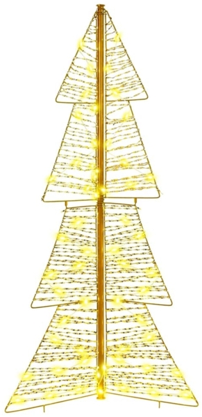 vidaXL Weihnachtsbaum mit 100 LEDs Warmes Weiß 120 cm Haustier 42019217