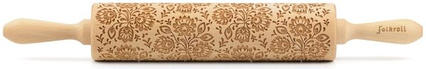 Folkroll 3D-Motiv-Teigrolle 43 cm Folk Floral