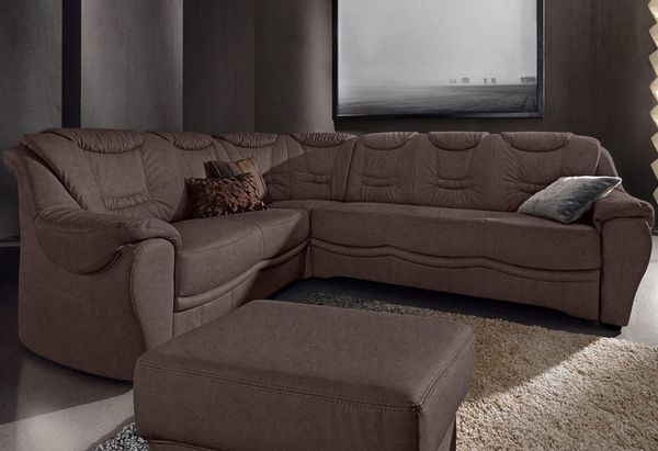 sit&more Ecksofa Benson L-Form, wahlweise mit Bettfunktion