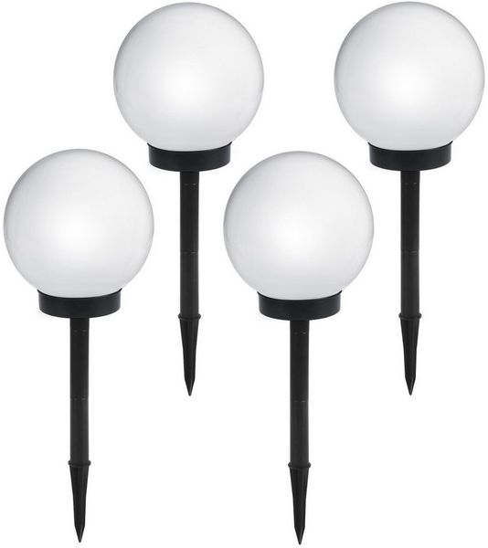 GreenBlue Gartenstrahler GB121, LED fest integriert, Tageslichtweiß, Solarbetrieb mit Dämmerungssensor