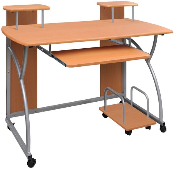 Computertisch, Holzwerkstoff, Braun, 110 x 52 x 88,5 cm