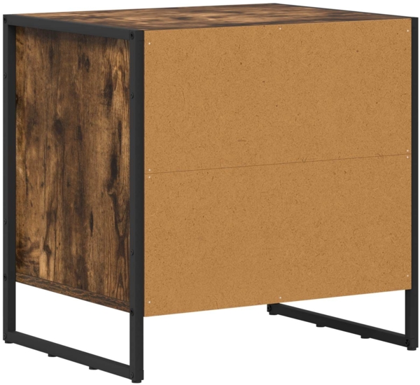 vidaXL Nachttisch Raucharbe 50 x 39,5 x 50 cm Holzwerkstoff 886682 Bild 6