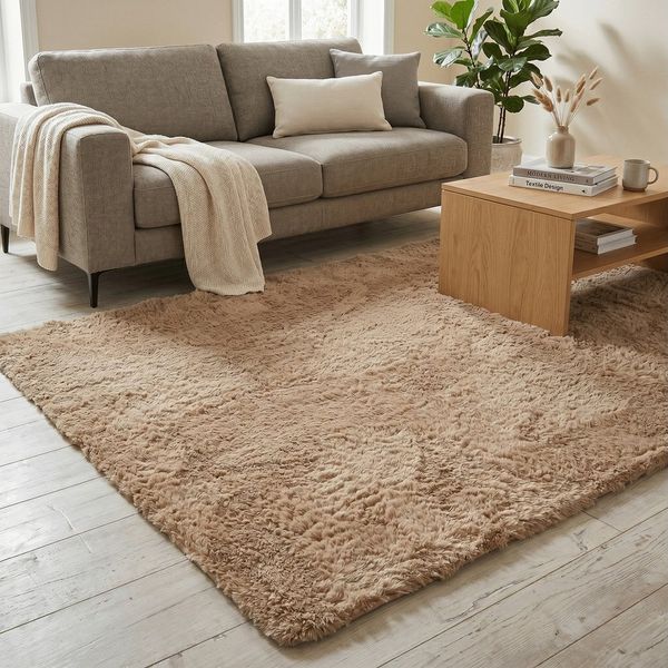 Pergamon Hochflor-Teppich Hochflor Shaggy Teppich Fluffy, Rechteckig, Höhe: 40 mm