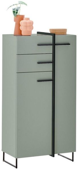 moebel-dich-auf Highboard MESSINA (Badkommode, Midischrank), Softclose-Funktion, Breite 60 cm