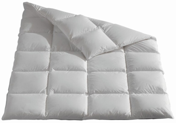 Daunen-Bettdecke - Extra-Warmes Kassettenbett - Winter Bettdecke - Häussling Königstraum 60er 155x220 cm