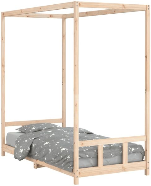 vidaXL Kinderbett 90x190 cm Massivholz Kiefer 834516 Bild 2