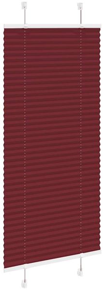 vidaXL Plissee Bordeauxrot 60x150 cm Stoffbreite 59,4 cm Polyester 4015237 Bild 3