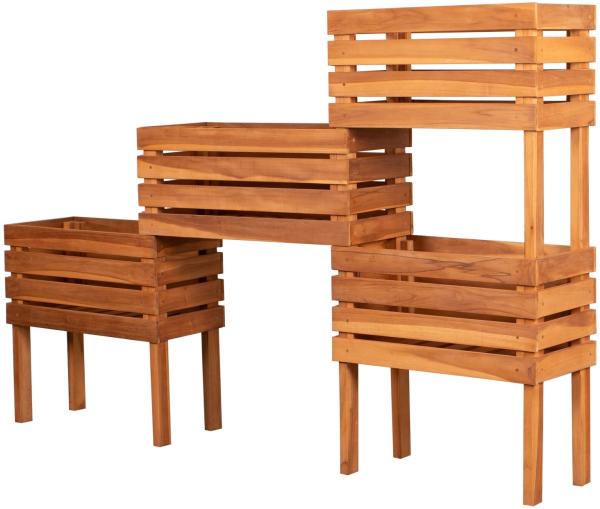 Teakholz - bene living - Hochbeet Dundee Bild 3