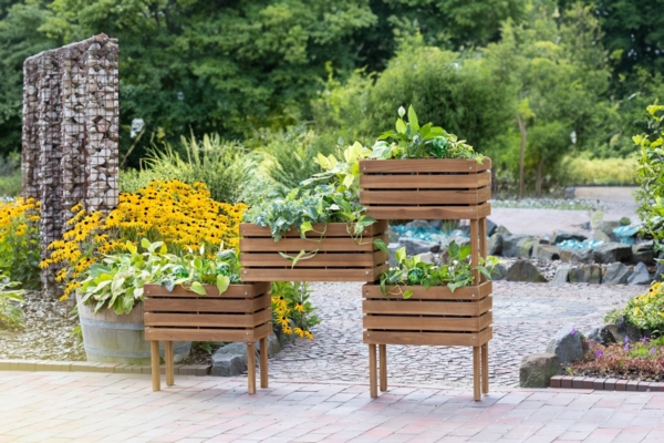 Teakholz - bene living - Hochbeet Dundee Bild 4