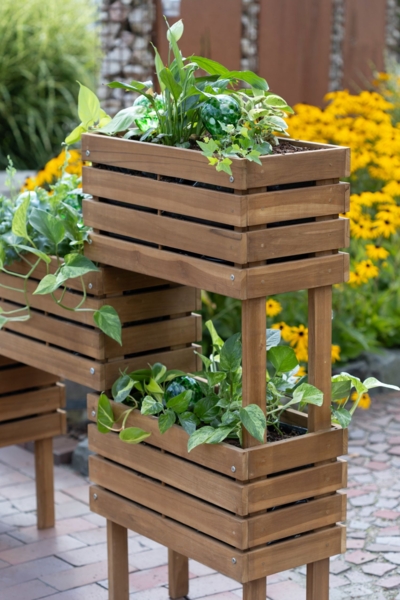 Teakholz - bene living - Hochbeet Dundee Bild 10