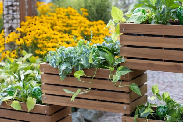 Teakholz - bene living - Hochbeet Dundee Bild 7