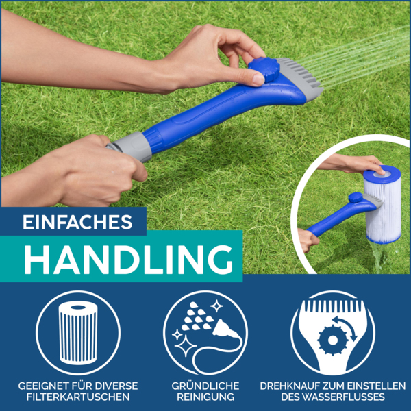 Flowclear™ Reinigungsaufsatz AquaLite™ für Filterkartuschen 29,5 x 9 x 6 cm Bild 3