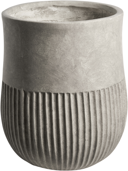 Blumenkübel PYLAROS 36 cm Grau