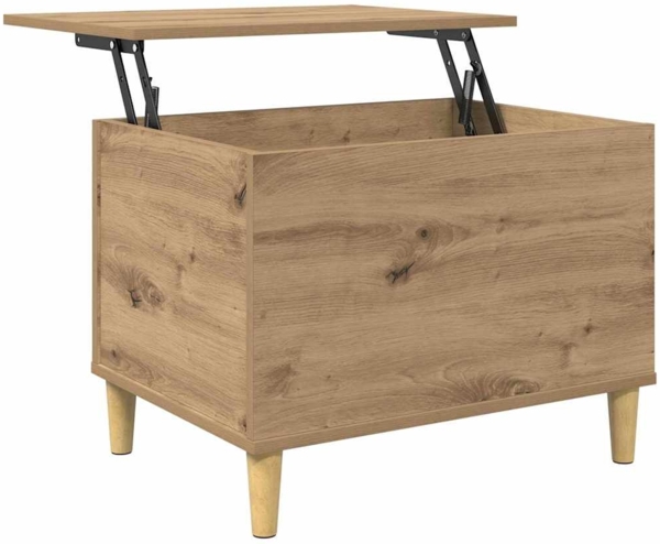 vidaXL Nachttisch Artisan-Eiche 60 x 44.5 x 45 cm Holzwerkstoff 881169 Bild 4