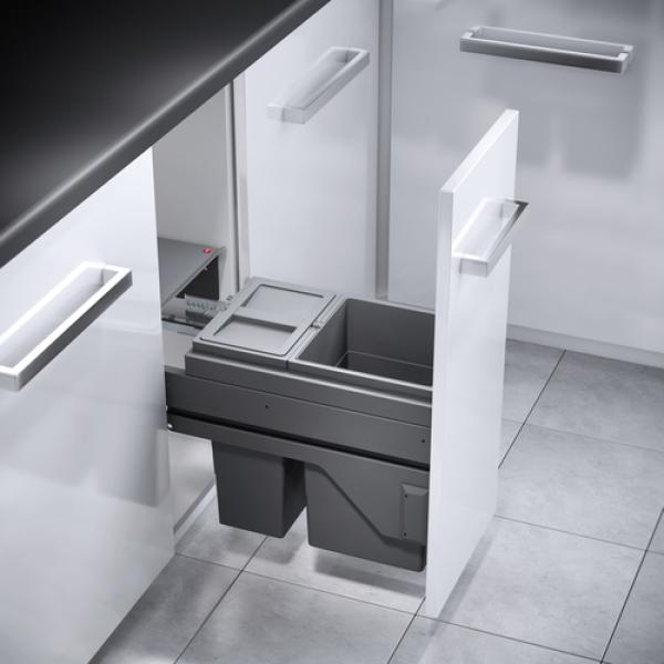 Hailo Abfallsorter Hailo 3610871 AS Cargo 300 15/10/D / 30 cm Schrankbreite / Abfalltrennsystem