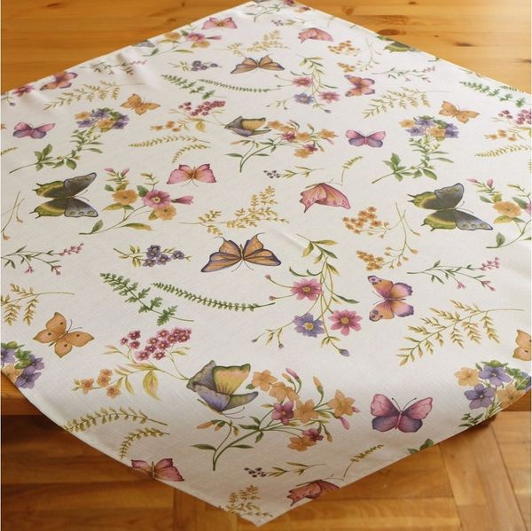texpot Tischdecke Druckmotiv Schmetterling Frühling Sommer Tischläufer (1-tlg)