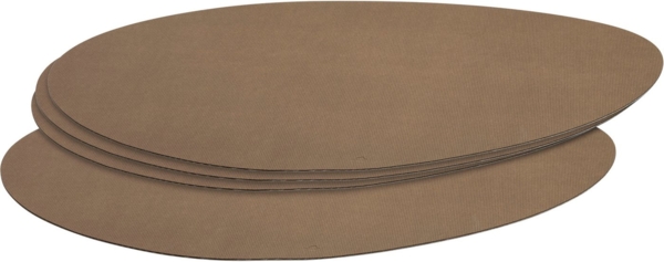 LEONARDO Platzset GOCCE, oval, 34 x 48 cm, 4er-Set, (Set, 4-St), beidseitig verwendbar, mit unterschiedlichen Farben auf jeder Seite