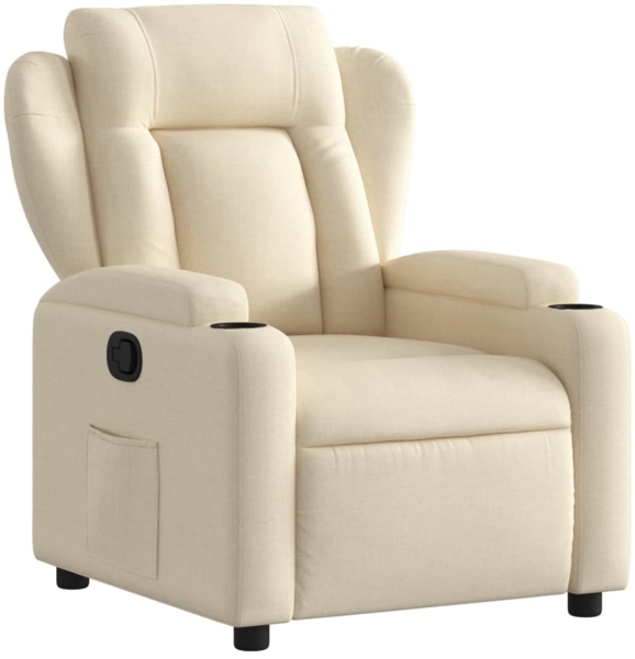 vidaXL Relaxsessel Creme Stoff 3205567