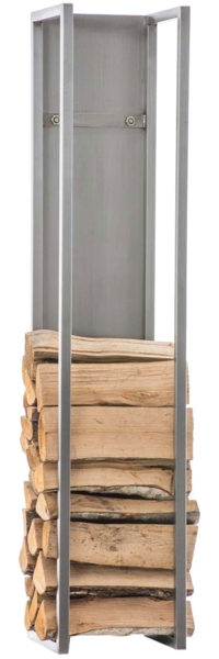 CLP Kaminholzständer Spark,edelstahl 100 cm