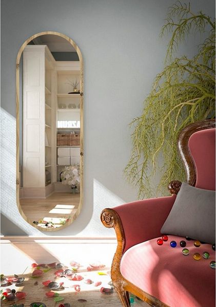 en. casa Spiegel (1-St), Ovaler Wandspiegel, 40x120 cm 91421428