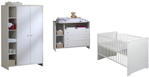 Schardt 'Eco Stripe' 3-tlg. Babyzimmer-Set Schrank 2-türig