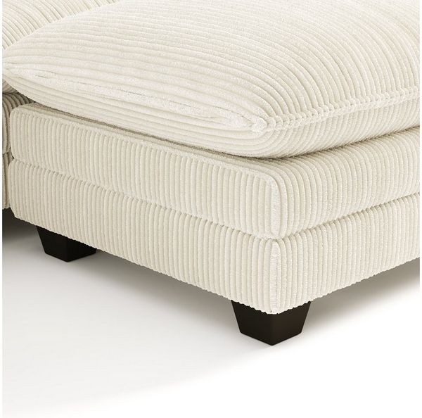 Bealife Ecksofa Sofa mit Recamiere, Wohnlandschaft, L-Form, B: 160/240 cm, Weich wie eine Wolke Bild 4