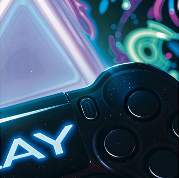 Carpetia Designteppich Gaming Teppich, rechteckig, Höhe: 5 mm, mit grafischen Gaming-Motiven in Neon-Optik
