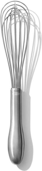OXO Steel Schneebesen 22,5 cm, schmales Design, silber