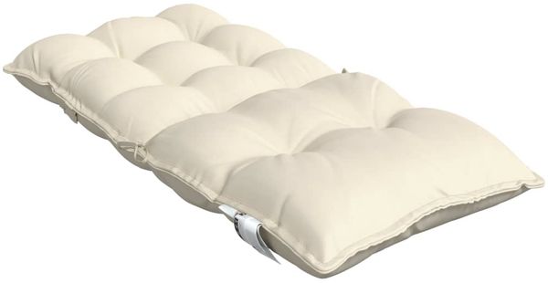 vidaXL Niedriglehner-Auflagen 2 Stk. Creme Oxford-Gewebe 377677 Bild 6