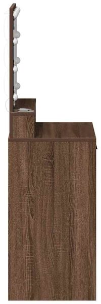 vidaXL Schminktisch Braun Eichen-Optik 50 x 41 x 135 cm Holzwerkstoff 865097 Bild 6