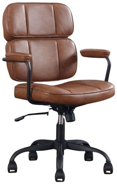 WAHSON OFFICE CHAIRS Schreibtischstuhl Ergonom. Bürostuhl PU-Leder, höhenverstellbar mit Rollen