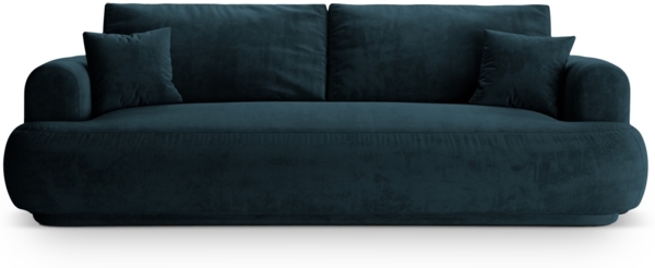 Micadoni Sofa Ella 3-Sitzer Samt Dunkel Petrol