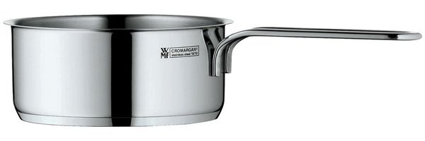 WMF Mini Stielkasserolle 10cm, klein, ohne Deckel, kleiner Topf Induktion 0,5l, Cromargan Edelstahl, stapelbar, für kleine Portionen, Singlehaushalt
