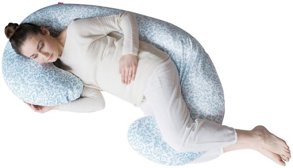 Motherhood Lagerungskissen sleepy-C, Schwangerschaftskissen, Pregnancy Pillow, Stillkissen XXL, Body Pillow, Schlafkissen für Schwangere, Seitenschläferkissen