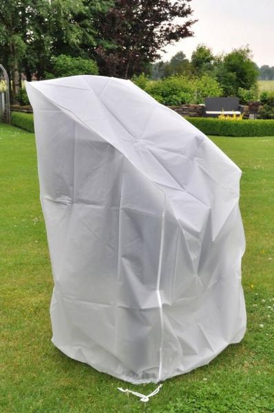 Spetebo Gartenmöbel-Schutzhülle Wetterschutzhülle für Stapelstühle - 120 x 62 cm (Stück, 1-St, Schutzhülle), Wetterschutzhülle für Stapelstühle - 120 x 62 cm