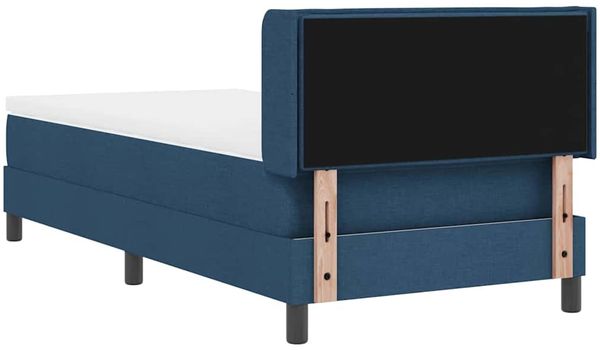 vidaXL Boxspringbett mit Kopfteil Blau 200 x 90 cm Stoff 3341026 Bild 9