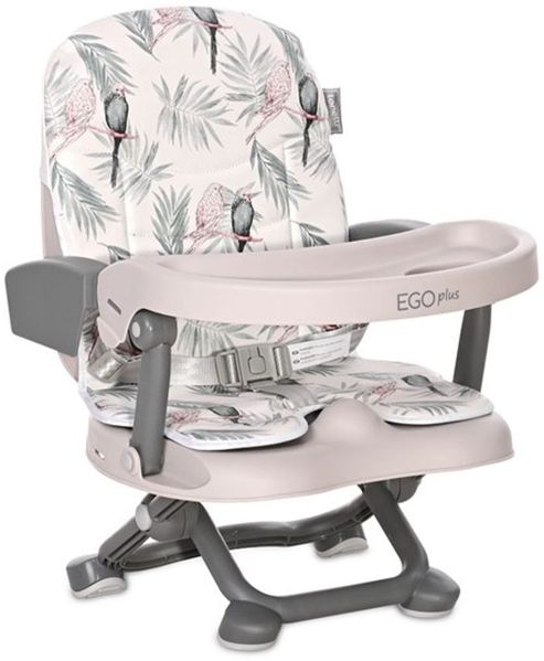 Lorelli Kinderhochstuhl 2 in 1 Ego Plus, Kinderstuhl, klappbar, höhenverstellbar grau