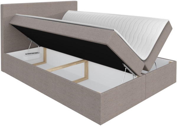 Boxspringbett Home, Blau, 160x200 cm Bild 3