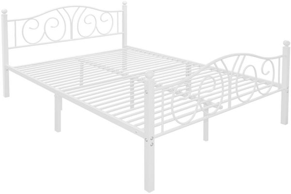 OTTO home Metallbett LUND Landhausbett Bett Märchenbett Prinzessinbett, Träume wie im Märchen: Dein romantisches Metallbett in 2 Breiten