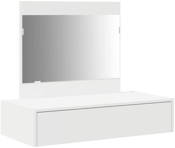 vidaXL Schminktisch mit Schubladen Weiß 83 x 40 x 70 cm Holzwerkstoff 865199