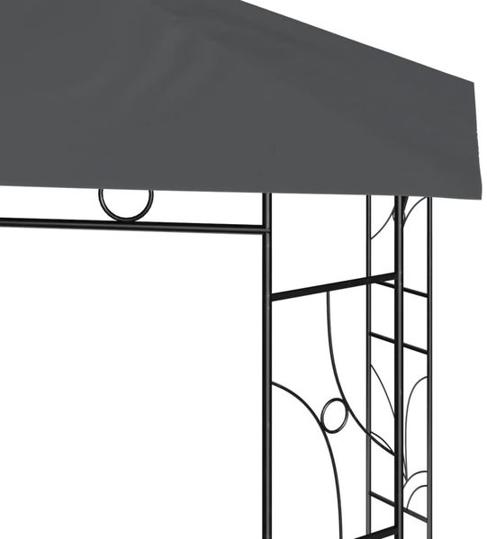vidaXL Pavillon 3x3x2,7 m Anthrazit 160 g/m² 313914 Bild 3