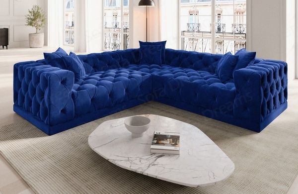 Sofa Dreams Ecksofa Polster Designer Samt Stoff Sofa Palma L Form Stoffsofa