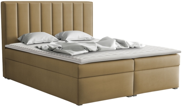 Boxspringbett Ideal Box, Beige, 180 x 200 cm