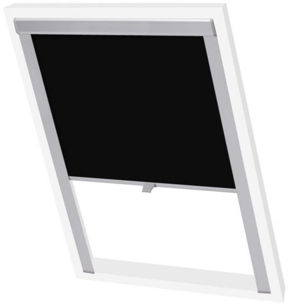 vidaXL Verdunkelungsrollo Schwarz U08/808 131303