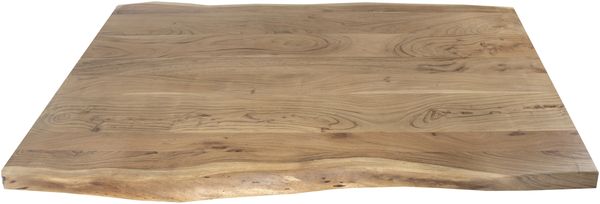 Esstisch Baumkante massiv Akazie Natur 140 x 80 Spider-Gestell schwarz TIM 135655960 Bild 4