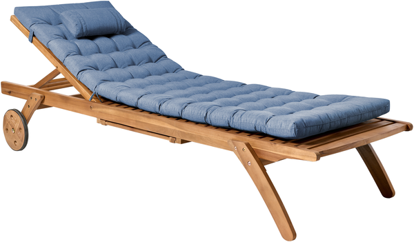 Liegenauflage CESANA PREMIUM 192 x 56 cm Blau Bild 4
