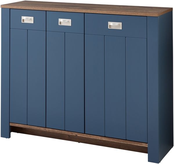 Garderoben-Set >Dijon< in Parasian Blue Dekor - 193x201x38 (BxHxT) Bild 5