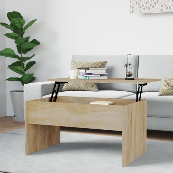 vidaXL Couchtisch Sonoma-Eiche 80x50,5x41,5 cm Holzwerkstoff 809641