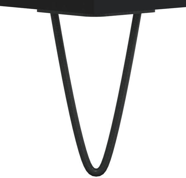 vidaXL Couchtisch Schwarz 102x50x40 cm Holzwerkstoff 829293 Bild 11